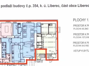 Prodej obchodního prostoru, Liberec - Liberec III-Jeřáb, 1. máje, 232 m2