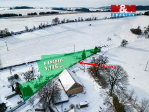 Prodej pozemku pro bydlení, Bystřice nad Pernštejnem - Domanín, 1716 m2