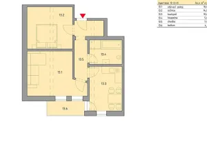 Prodej bytu 2+1, Železná Ruda, 55 m2