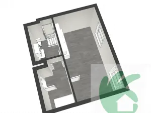 Pronájem bytu 1+kk, Kralupy nad Vltavou, S. K. Neumanna, 38 m2