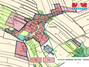 Prodej pozemku pro bydlení, Vlastějovice - Pavlovice, 961 m2