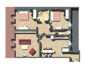 Pronájem bytu 3+1, Praha - Vinohrady, Máchova, 100 m2