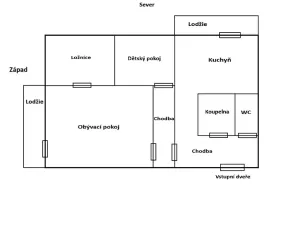 Prodej bytu 3+1, Pardubice, Karla IV., 72 m2