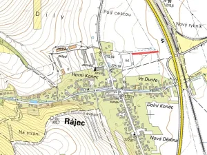 Prodej podílu komerčního pozemku, Rájec-Jestřebí, 480 m2