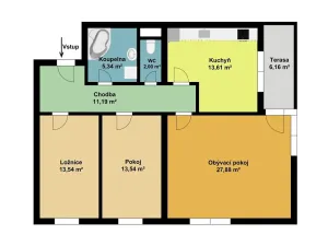 Prodej bytu 3+1, Tišnov, Dlouhá, 91 m2