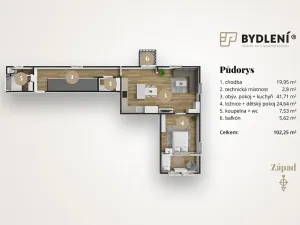 Prodej bytu 2+1, Teplice, Masarykova třída, 96 m2