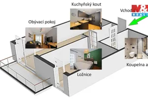 Prodej bytu 2+kk, Havlíčkův Brod, Na Spravedlnosti, 42 m2