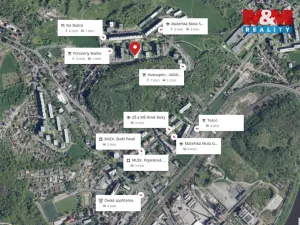 Prodej bytu 3+1, Ústí nad Labem - Mojžíř, Peškova, 66 m2