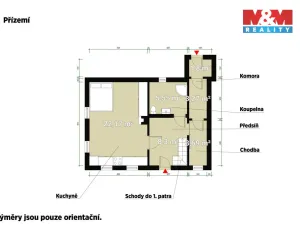 Prodej rodinného domu, Krásno, Kladenská, 85 m2