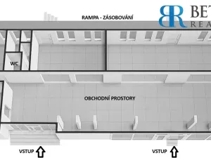 Pronájem obchodního prostoru, Přerov, Žerotínovo nám., 373 m2