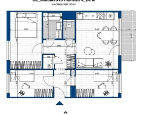 Prodej bytu 4+kk, Brno, Mikuláškovo náměstí, 65 m2