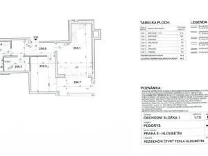 Pronájem bytu 2+kk, Praha - Hloubětín, Poděbradská, 60 m2