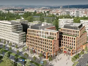 Pronájem kanceláře, Praha - Karlín, Rohanské nábřeží, 500 m2