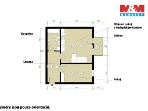 Pronájem bytu 2+kk, Plzeň, Kollárova, 58 m2