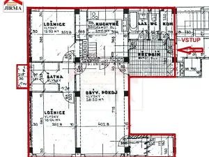 Pronájem bytu 3+1, Kolín, U Křižovatky, 98 m2
