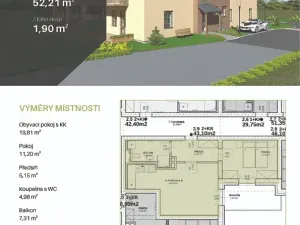 Prodej bytu 2+kk, Kašperské Hory, Česká, 45 m2