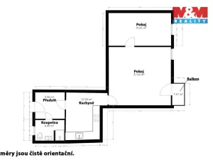 Prodej bytu 2+1, Nýrsko, Petra Bezruče, 70 m2