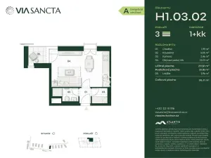 Prodej bytu 1+kk, Praha - Vinoř, Mladoboleslavská, 31 m2