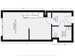 Pronájem bytu 1+kk, Brno, 35 m2