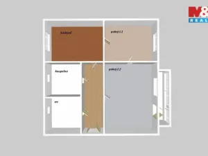 Pronájem bytu 2+1, Doudleby nad Orlicí, Dukelská, 65 m2