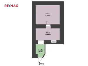 Pronájem kanceláře, Praha - Karlín, Sokolovská, 36 m2