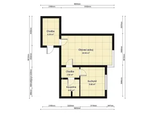 Prodej bytu 1+1, Praha - Troja, Olštýnská, 43 m2