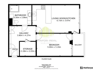 Pronájem bytu 2+kk, Olomouc, Šantova, 68 m2