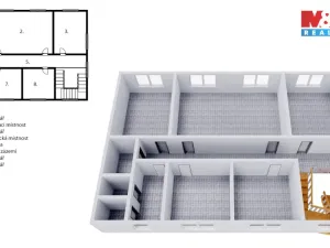 Prodej obchodního prostoru, Zbraslavice, 1381 m2