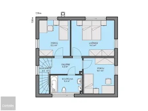 Prodej rodinného domu, Kamenice, 97 m2