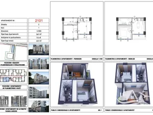 Prodej bytu 2+kk, Golem, Albánie, 42 m2