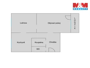 Prodej bytu 2+1, Karviná - Hranice, Mendelova, 56 m2