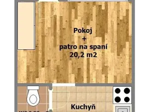 Prodej bytu 1+1, Praha - Strašnice, V olšinách, 32 m2