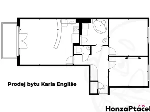Prodej bytu 3+kk, Praha - Smíchov, Karla Engliše, 73 m2