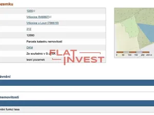 Prodej lesa, Vršovice, 162726 m2