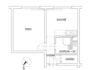 Pronájem bytu 1+1, Rokytnice v Orlických horách, U Nádraží, 39 m2