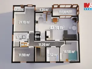 Prodej rodinného domu, Smržovka, Zvonková, 182 m2