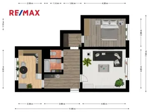 Pronájem bytu 2+1, Česká Lípa, Červeného kříže, 56 m2