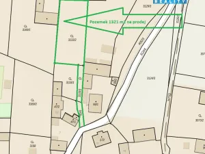 Prodej pozemku pro bydlení, Dobev - Malé Nepodřice, 1226 m2