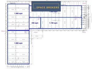 Pronájem skladu, Bystřany, 1500 m2