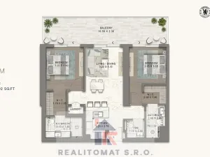 Prodej bytu 2+kk, Dubaj, Spojené arabské emiráty, 70 m2