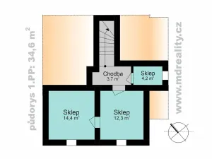 Prodej rodinného domu, Třebíč, Dukelská, 161 m2