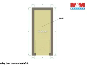 Pronájem garáže, Plzeň - Východní Předměstí, Motýlí, 15 m2