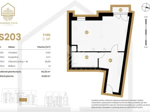 Prodej bytu 1+kk, Černý Důl, 42 m2