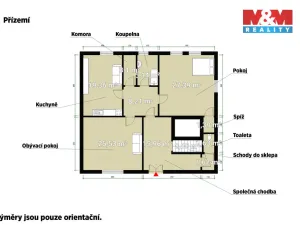 Prodej bytu 2+1, Černošice, Komenského, 109 m2