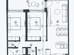 Prodej bytu 3+kk, Savudrija, Chorvatsko, 80 m2