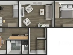 Prodej bytu 3+1, Milevsko, B. Němcové, 63 m2