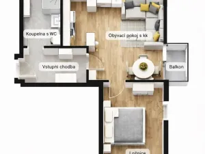 Prodej bytu 2+kk, Náchod, Ruská, 52 m2