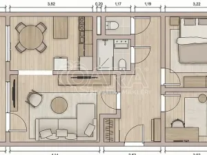 Prodej bytu 3+1, Praha - Střížkov, Rumburská, 55 m2