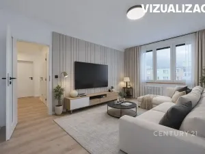 Pronájem bytu 2+1, Kadaň, Na Podlesí, 55 m2