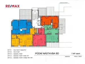 Prodej půdního prostoru, Praha - Žižkov, Baranova, 117 m2